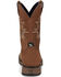 Image #5 - Tony Lama Men's Boom Saddle Cowhide Pull-On  Western Work Boots - Soft Toe, Tan, hi-res