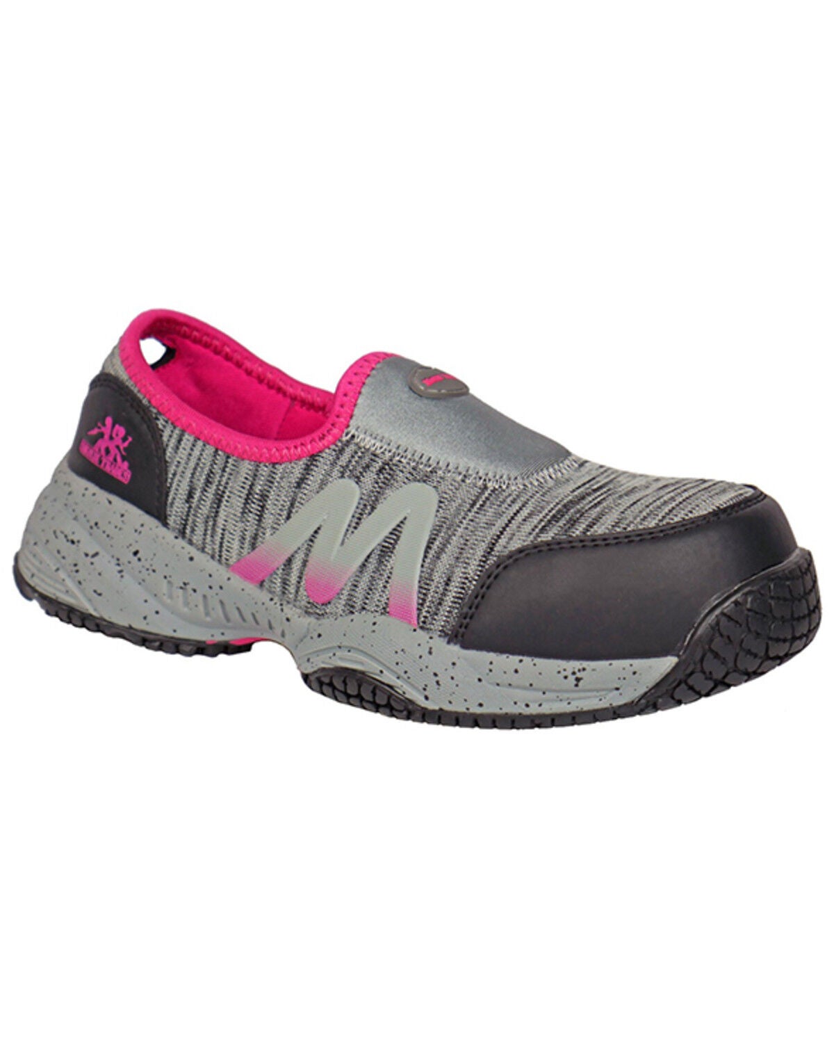 Moxie Trades Women's Zena Slip-On Work Shoes - Composite Toe, Grey, hi-res