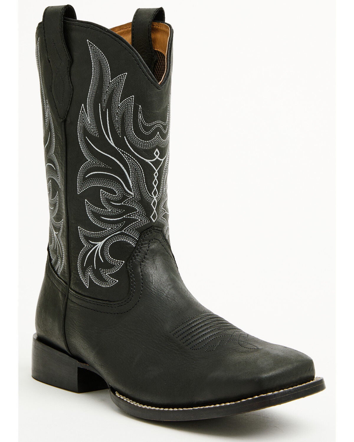 Cody James Cush Core&reg; Men's Spartan Western Boots - Broad Square Toe, Black, hi-res
