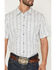 Image #3 - Gibson Trading Co Men's Jasper Floral Striped Short Sleeve Button-Down Western Shirt, Ivory, hi-res