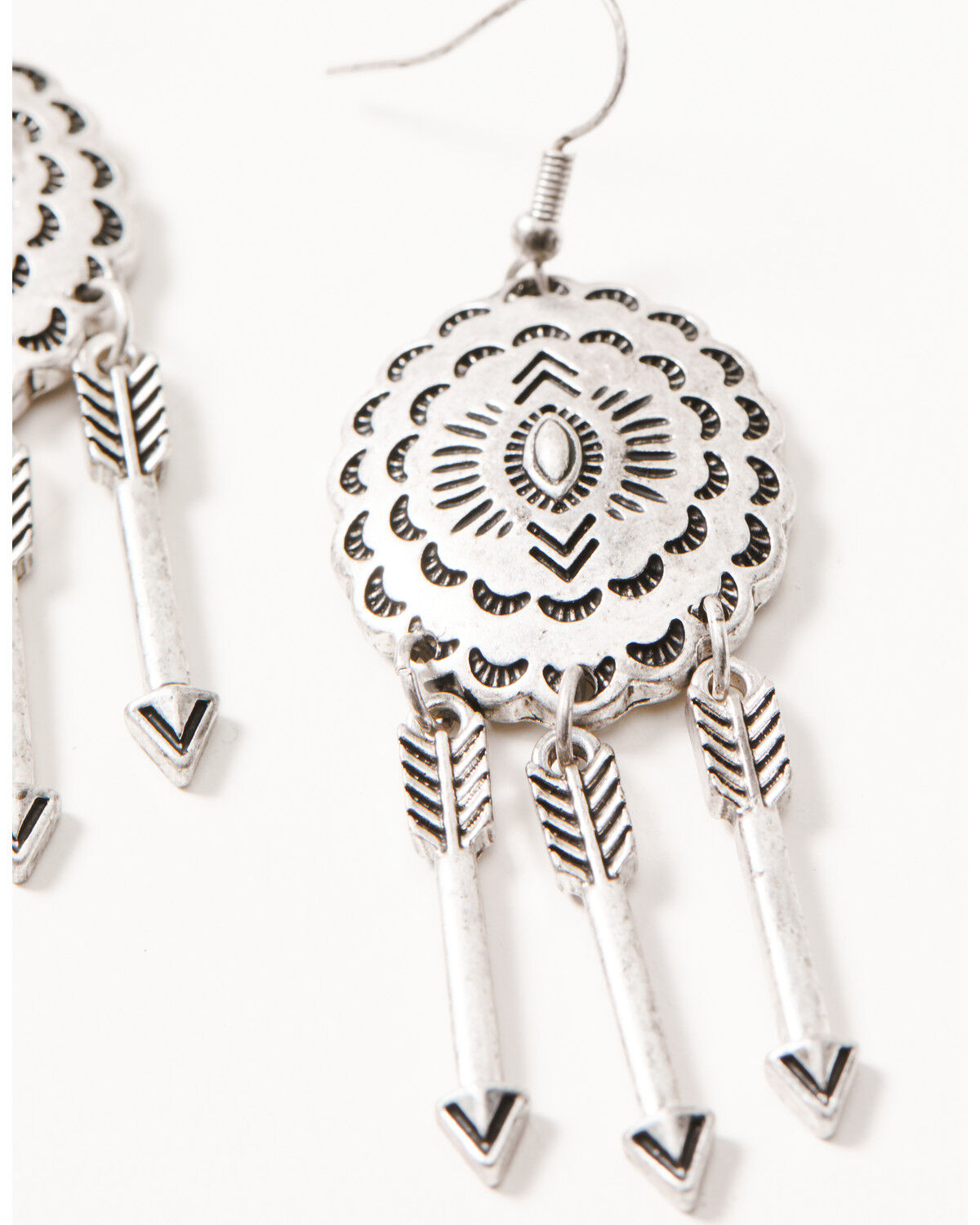 Image #2 - Shyanne Women's Shiloh Ridge Chandelier Earrings, Silver, hi-res