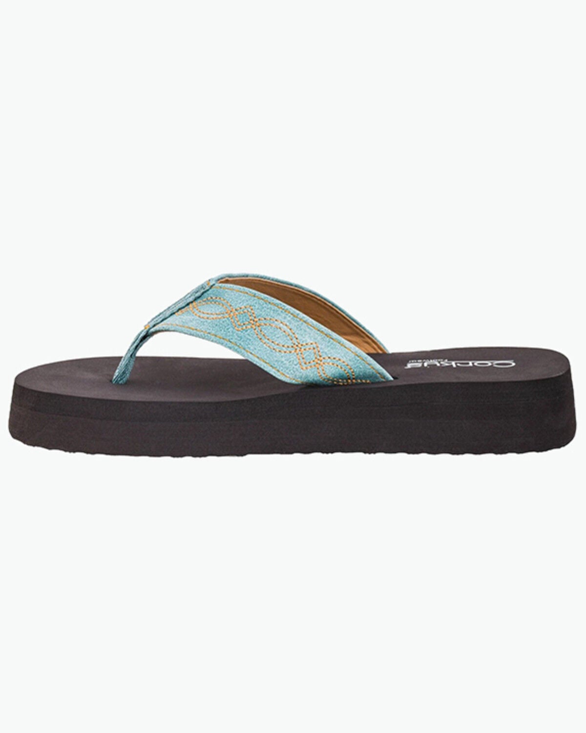 Image #3 - Corky's Women's Overboard Sandals, Turquoise, hi-res