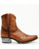 Image #2 - Sendra Women's Lizzie Western Booties - Snip Toe , Cognac, hi-res