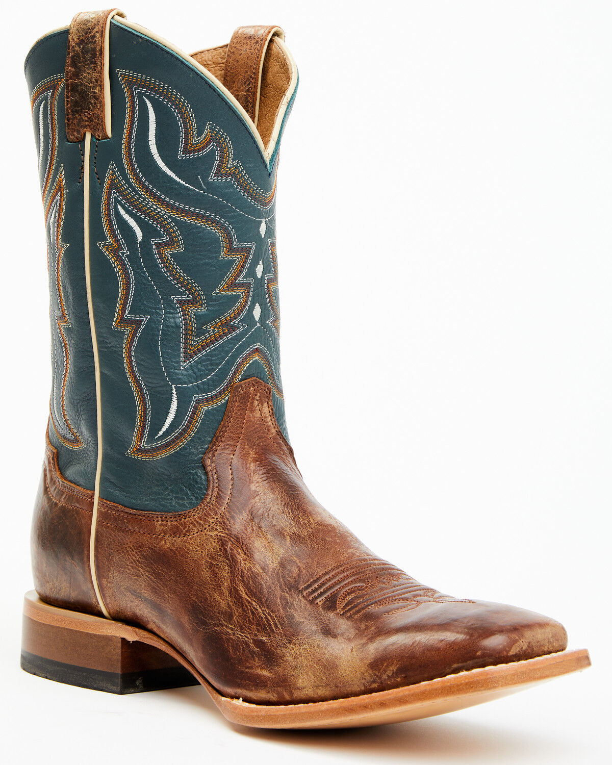 navy blue cowboy boots womens