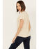 Image #4 - Changes Women's Lone Star Short Sleeve Graphic Tee, Cream, hi-res