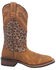Laredo Women's Wild Arrow Western Performance Boots - Broad Square Toe, Honey, hi-res