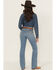 Image #3 - Wrangler Women's Medium Wash Mid Rise Willow Ultimate Riding Bootcut Stretch Denim Jeans, Medium Wash, hi-res