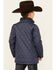 Image #4 - Urban Republic Boys' Quilted Barn Jacket, Navy, hi-res