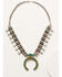 Image #1 - Shyanne Women's Silver & Turquoise Beaded Squash Blossom Pendant Necklace, Silver, hi-res