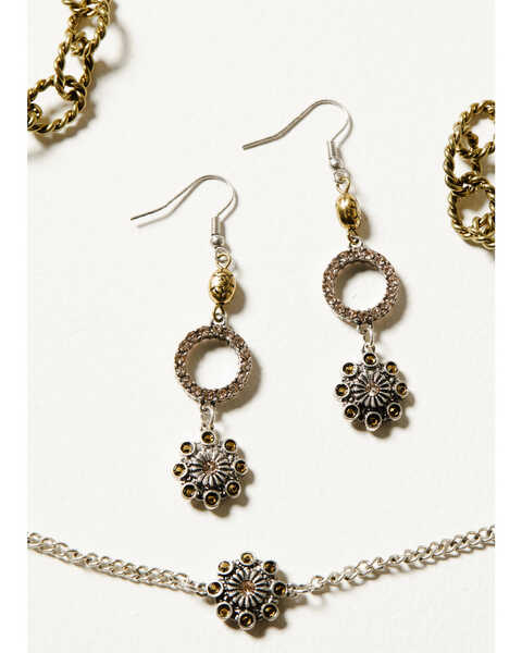 Image #3 - Shyanne Women's Champagne Chateau Jasper Multilayered Necklace & Earrings Set, Multi, hi-res