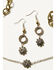 Image #3 - Shyanne Women's Champagne Chateau Jasper Multilayered Necklace & Earrings Set, Multi, hi-res