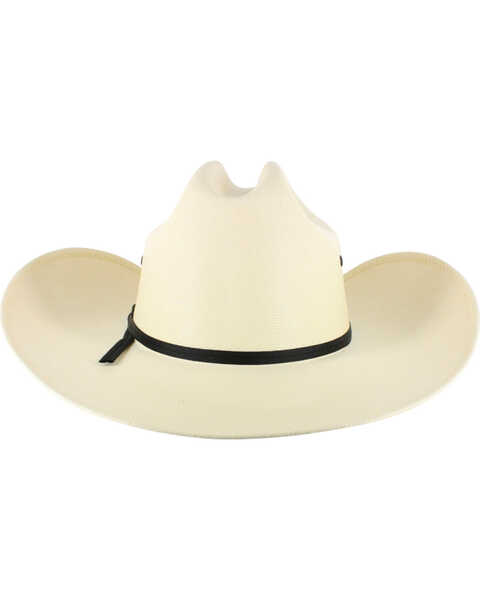 Cody James Boys' Elastic Fit Straw Cowboy Hat, Natural, hi-res