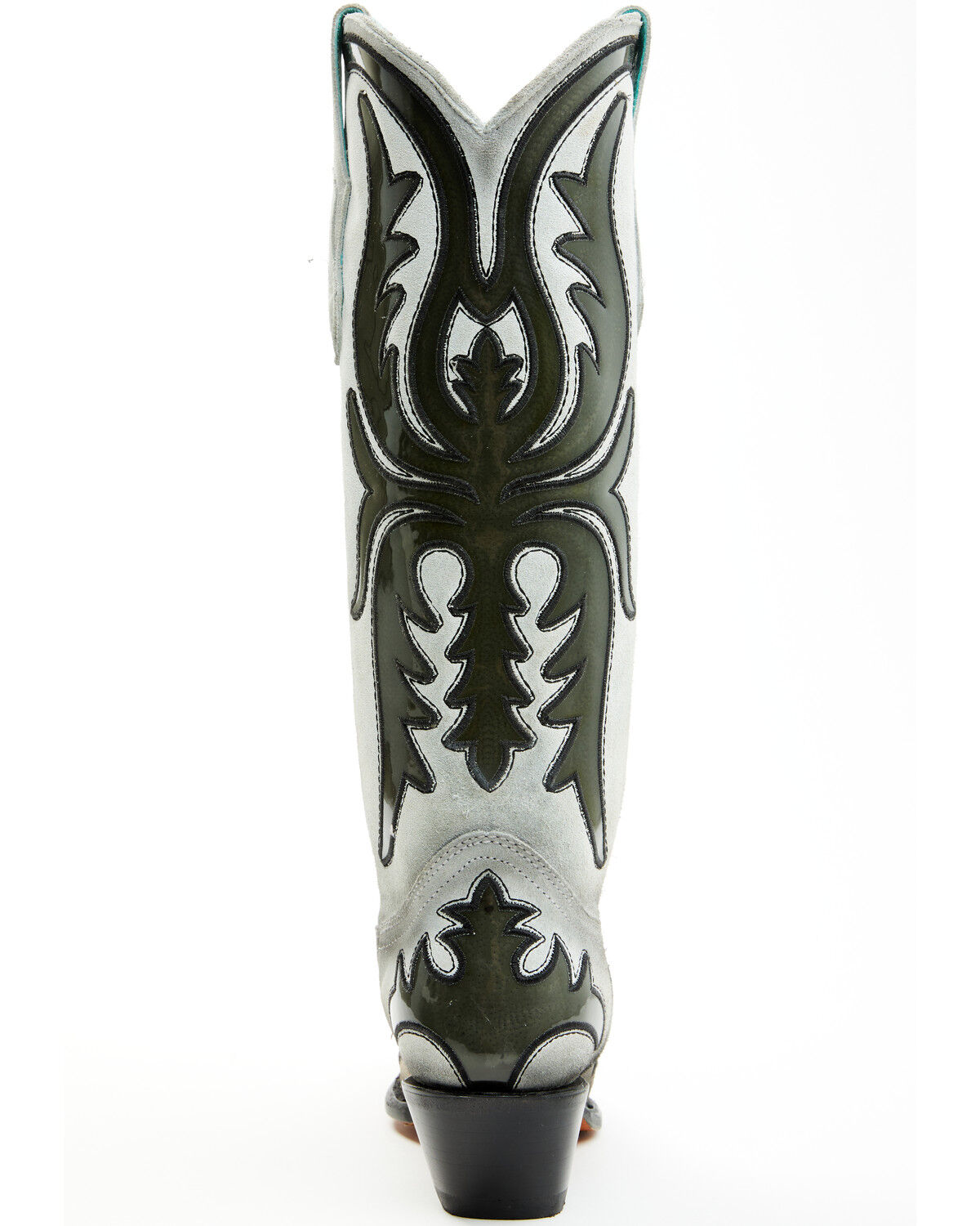 Image #5 - Corral Women's Polymer Blacklight Overlay Tall Western Boots - Snip Toe, White, hi-res