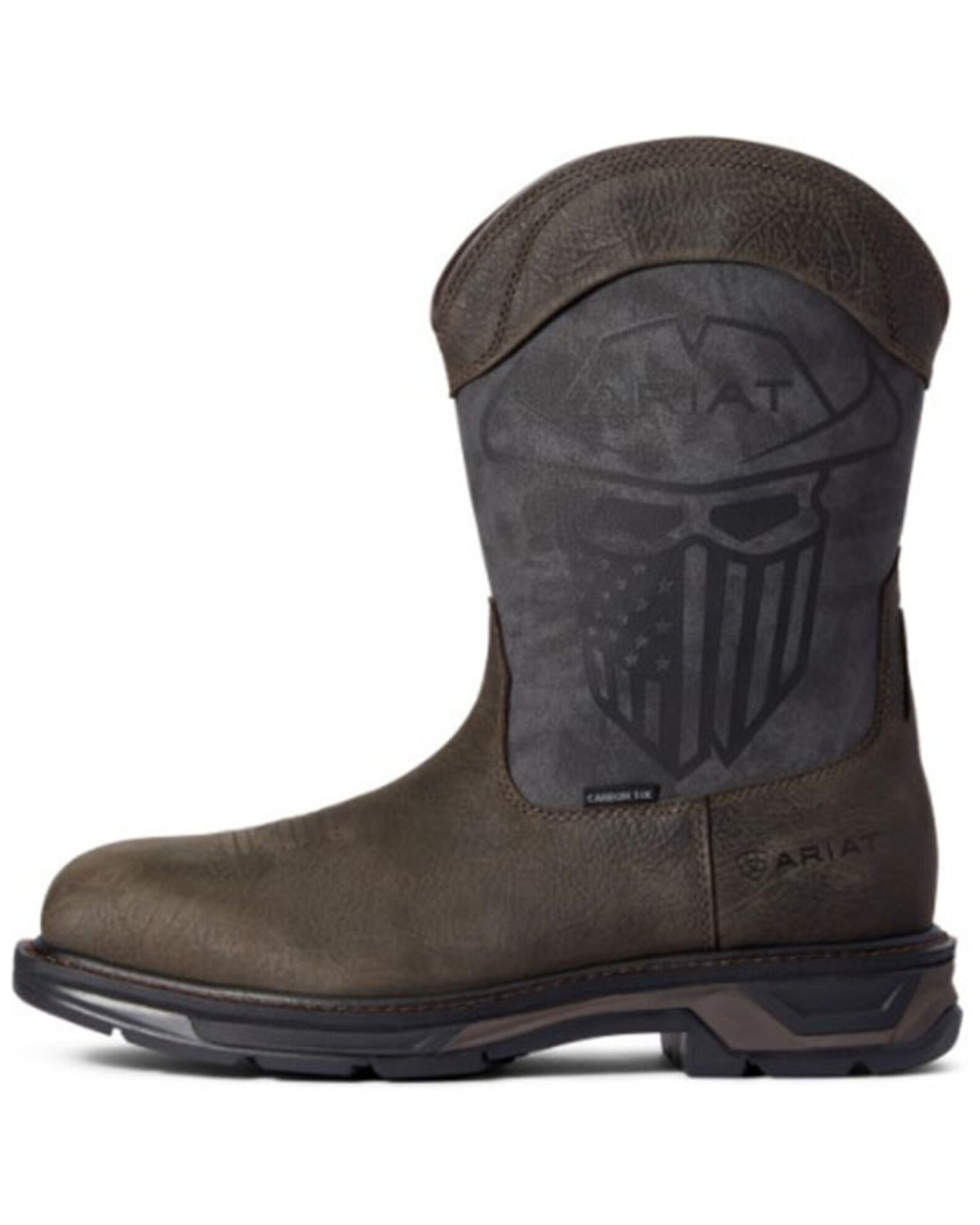 Image #2 - Ariat Men's Incognito WorkHog® Western Work Boots - Composite Toe, Brown, hi-res