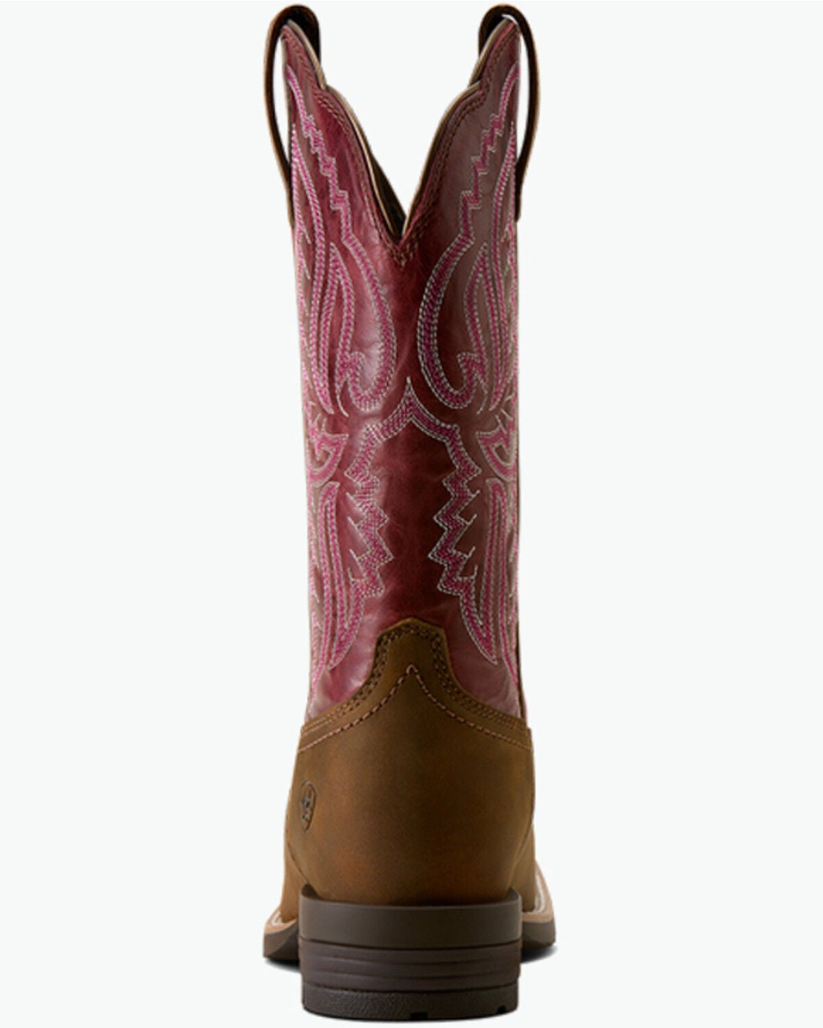 Image #3 - Ariat Women's Hybrid Ranchwork Performance Western Boots - Broad Square Toe, Brown, hi-res
