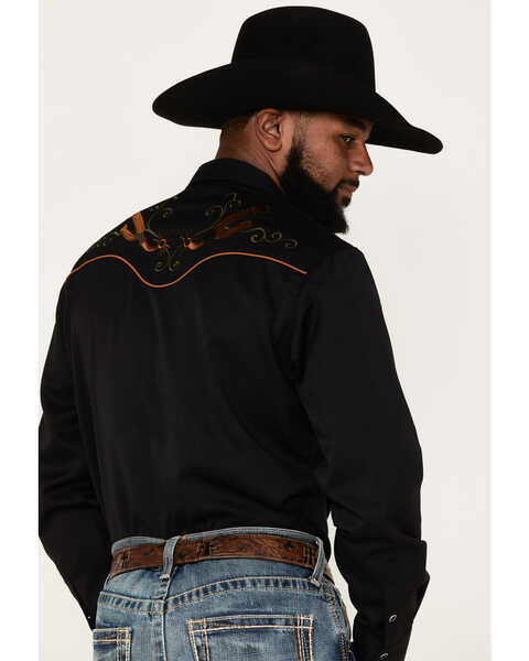 Roper Men's Embroidery Western Snap Shirt