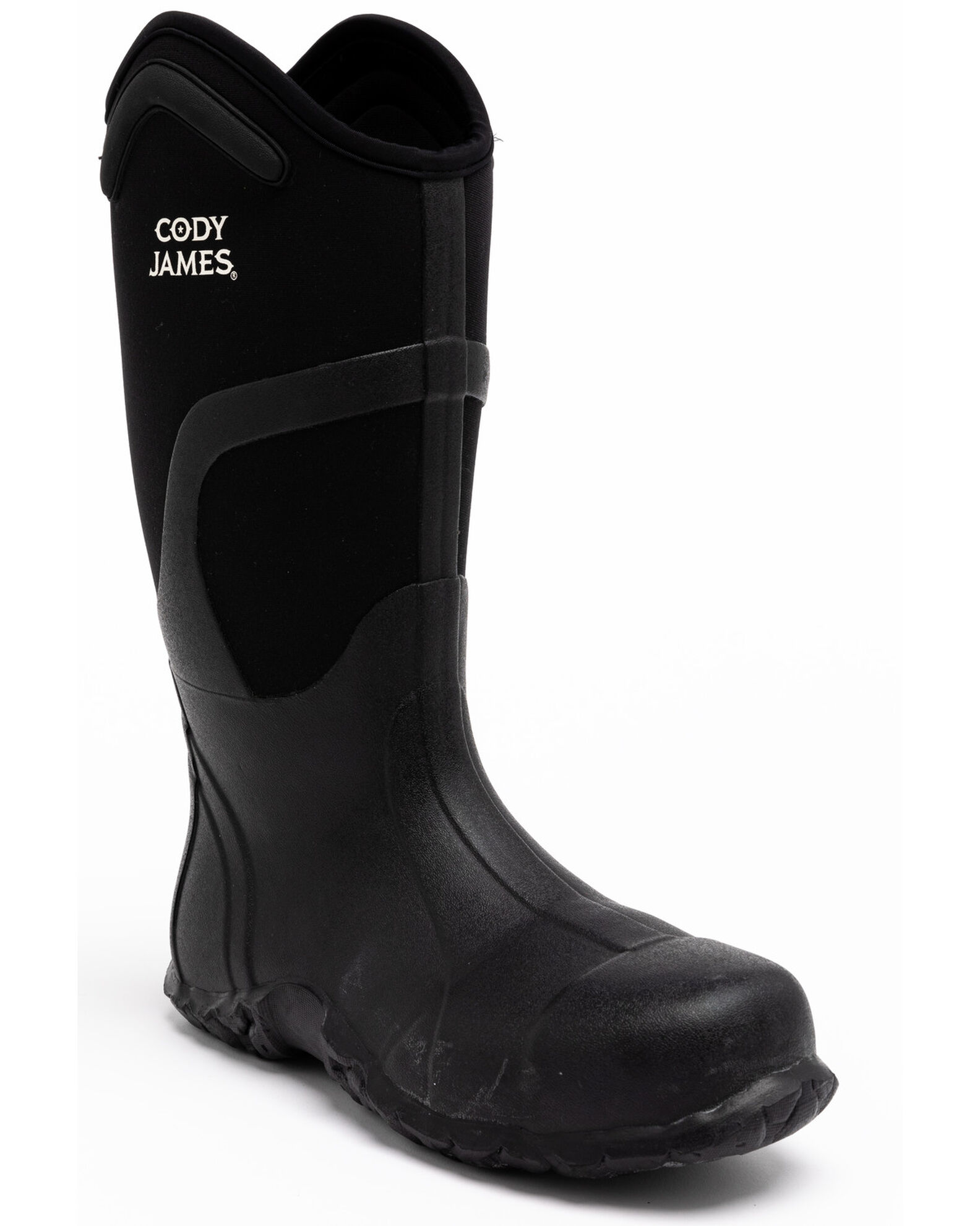 Composite toe mud boots top
