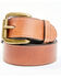 Bed Stu Women's Meander Rugged Leather Western Belt, Tan, hi-res