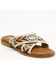 Image #1 - Very G Women's Jungle Concho Sandals, Cream, hi-res