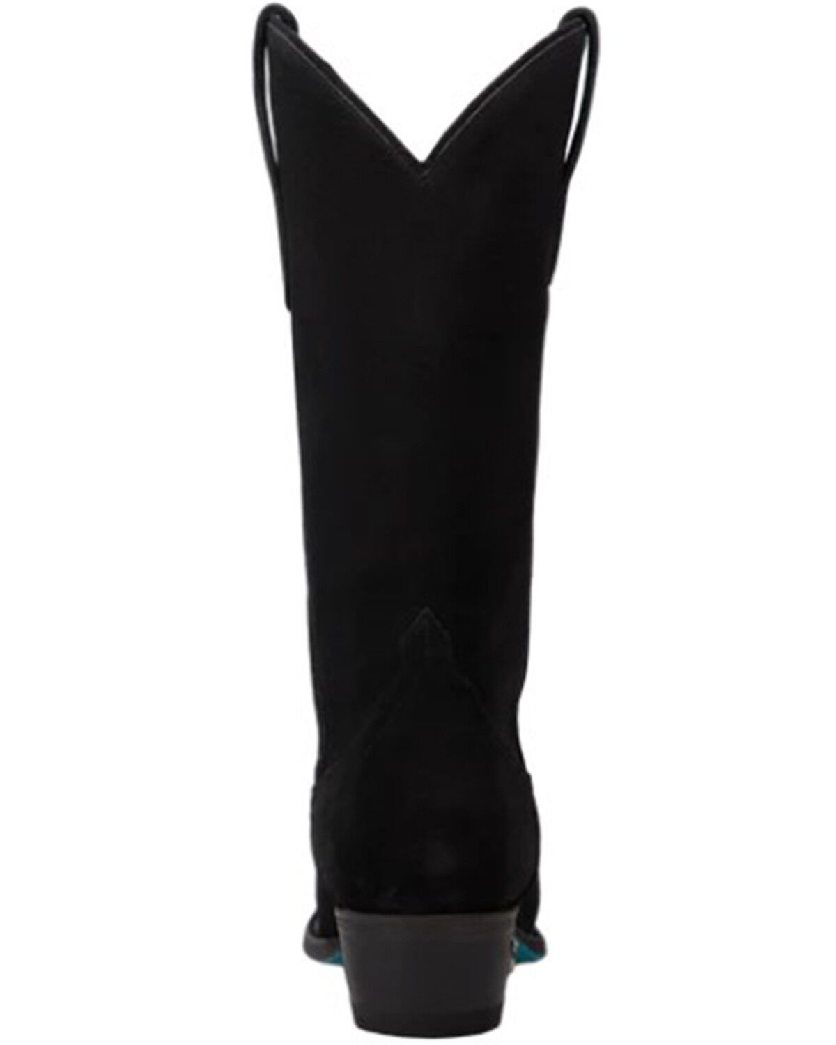 Image #5 - Lane Women's Emma Jane Suede Tall Western Boots - Snip Toe, Black, hi-res