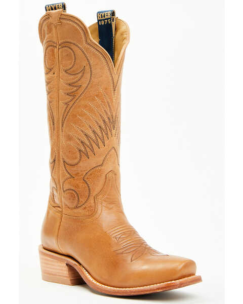 Image #1 - Hyer Women's Leawood Western Boots - Square Toe , Tan, hi-res