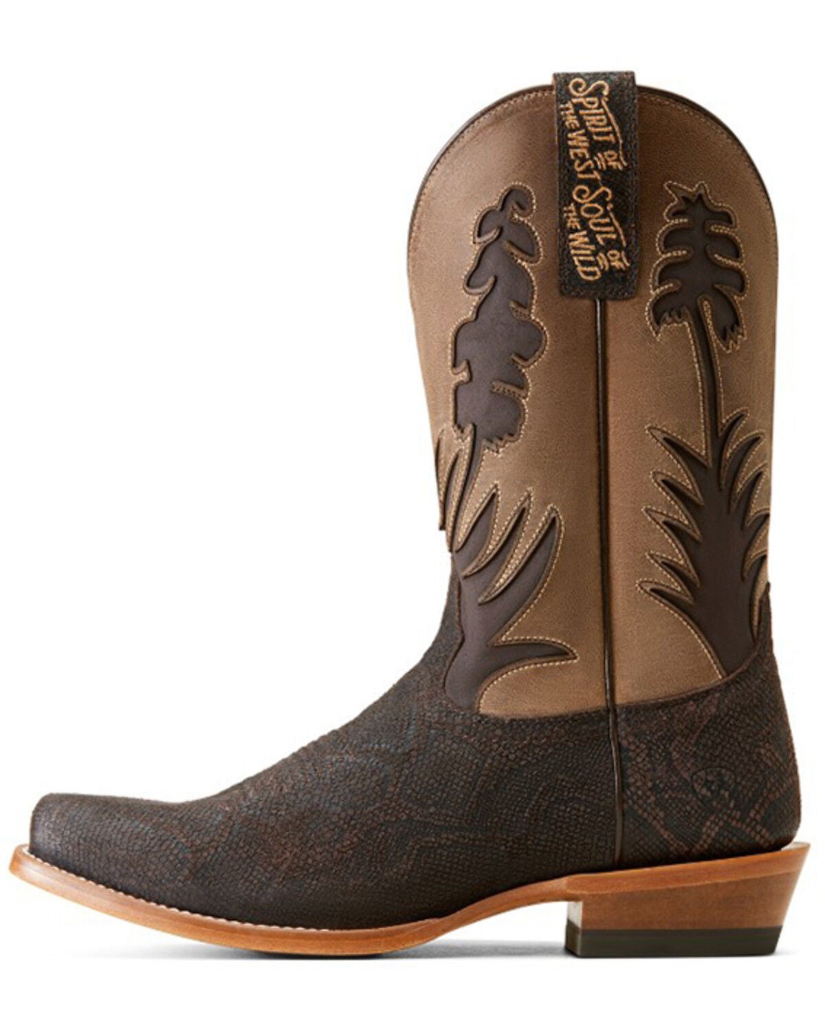 Image #2 - Ariat Men's High Stepper Sendero Western Boots - Square Toe, Brown, hi-res