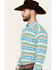 Image #2 - Ariat Men's Team Christian Horz Southwestern Striped Long Sleeve Button-Down Western Shirt - Tall, Multi, hi-res
