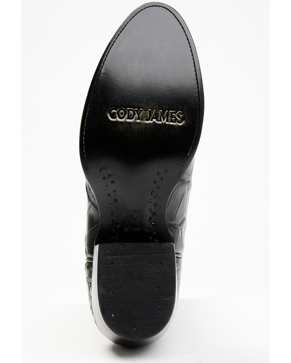 Image #7 - Cody James Men's Exotic American Alligator Western Boots - Round Toe, Black, hi-res
