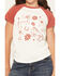 Image #3 - Rock & Roll Denim Girls' Conversational Print Short Sleeve Raglan Tee, Natural, hi-res