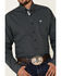 Cinch Men's Geo Print Button Long Sleeve Button Down Western Shirt , Black, hi-res