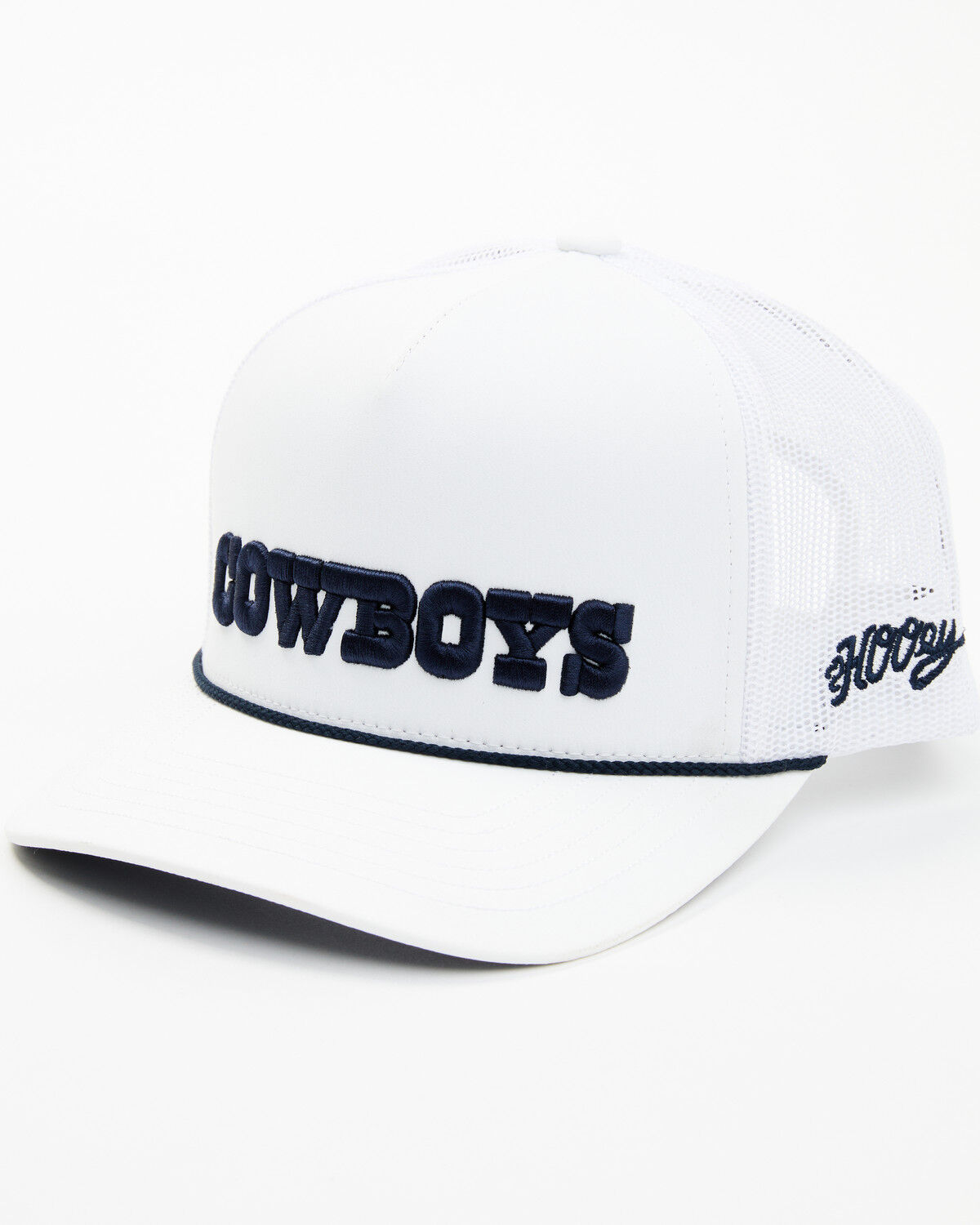 Image #1 - Hooey Men's Dallas Cowboys Trucker Cap, White, hi-res