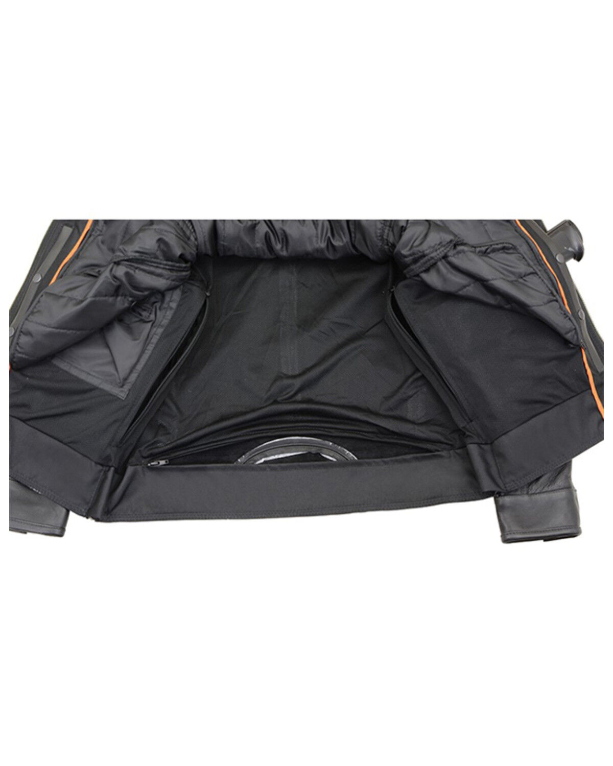 Image #3 - Milwaukee Leather Men's Cool-Tec Scooter Style Motorcycle Jacket, Black, hi-res