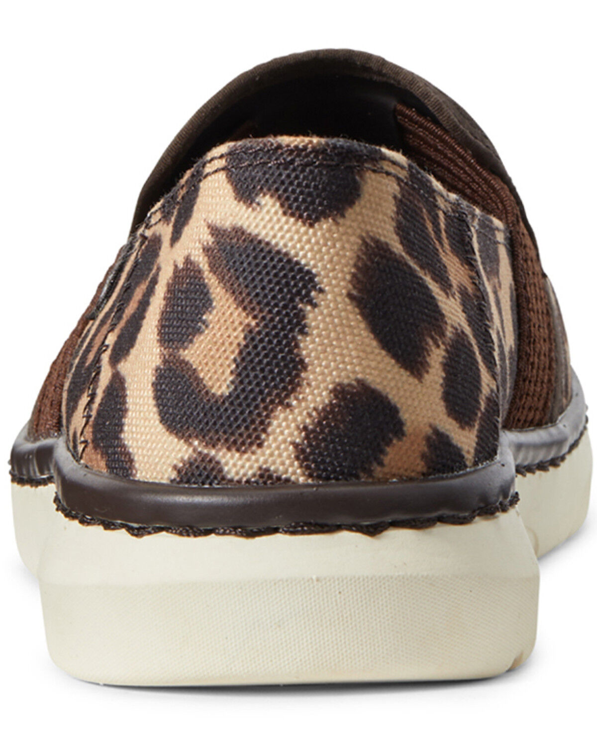 Image #3 - Ariat Women's Ryder Slip-On Leopard Shoes - Round Toe, Brown, hi-res
