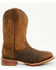 Image #2 - Dan Post Men's Brigston Performance Western Boots - Broad Square Toe, Chocolate, hi-res