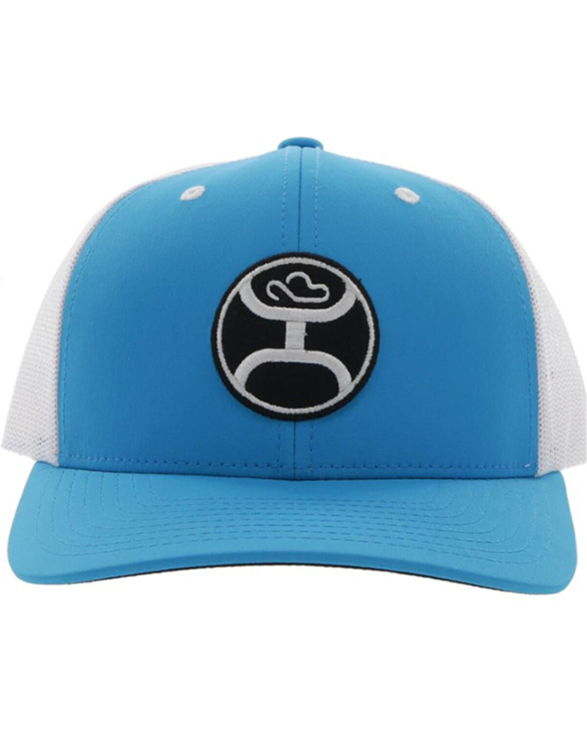 Image #3 - Hooey Men's Primo Logo Embroidered Trucker Cap, Blue, hi-res