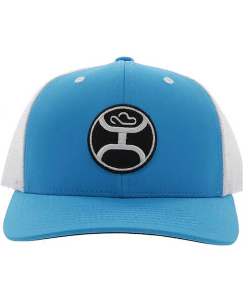Image #3 - Hooey Men's Primo Logo Embroidered Trucker Cap , Blue, hi-res
