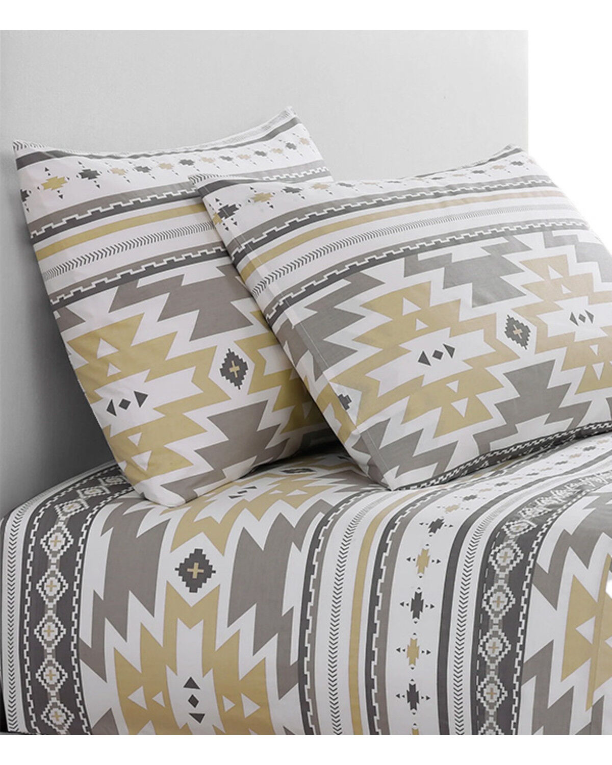 Image #3 - HiEnd Accents 200TC Cotton Desert Sage 4 Piece Sheet Set - King Size, Multi, hi-res
