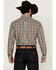 Image #4 - Ariat Men's Wrinkle Free Folk Plaid Print Long Sleeve Button-Down Western Shirt - Tall, Brown, hi-res