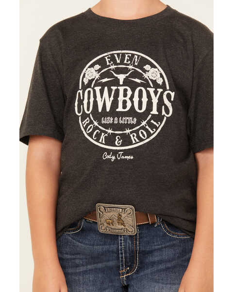 Image #3 - Cody James Toddler Boys' Rock n' Roll Short Sleeve Graphic T-Shirt , Black, hi-res