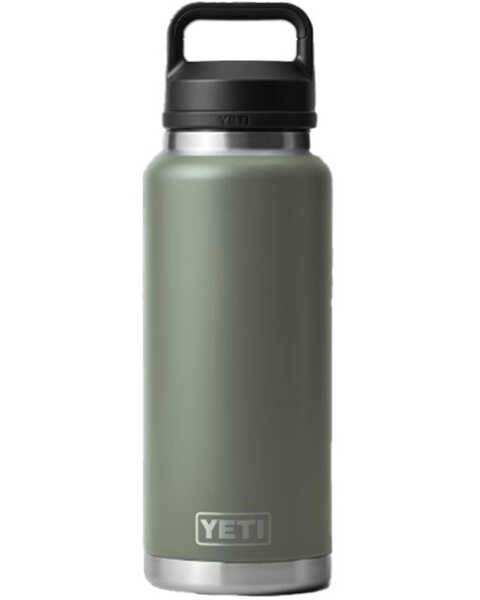 Image #1 - Yeti Rambler® 36oz Water Bottle with Chug Cap , Green, hi-res