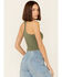 Image #4 - Free People Women's Hayley Racerback Brami, Olive, hi-res