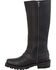 Image #2 - Milwaukee Leather Women's14" Accent Lacing Boots - Square Toe , Black, hi-res