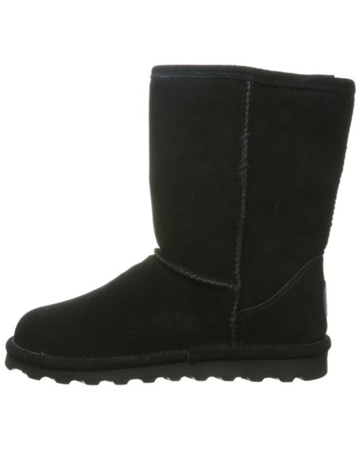 Image #3 - Bearpaw Women's Elle Short Wide Boots - Round Toe, Black, hi-res
