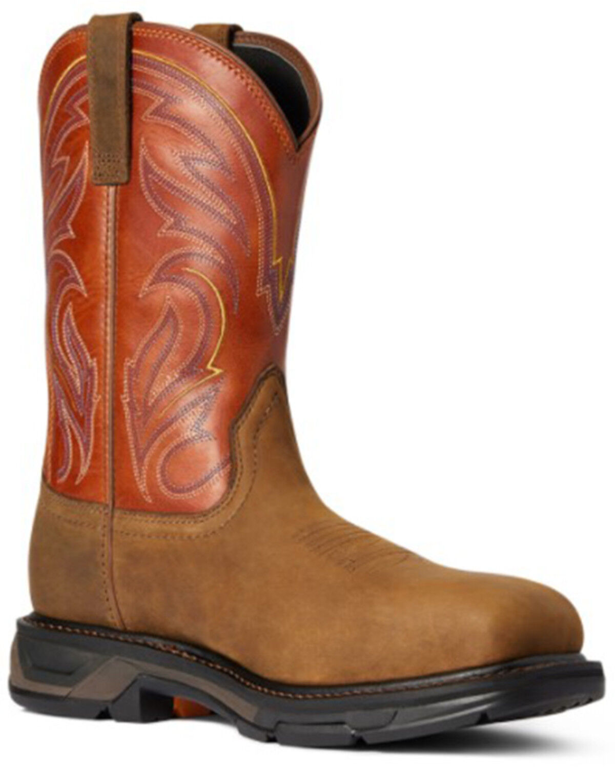 Image #1 - Ariat Men's WorkHog® XT Cottonwood Work Boot - Broad Square Toe, Brown, hi-res