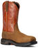 Image #1 - Ariat Men's WorkHog® XT Cottonwood Work Boot - Broad Square Toe, Brown, hi-res