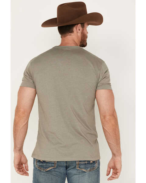 Image #4 - Kimes Ranch Men's Boot Barn Exclusive Notary Graphic Short Sleeve T-Shirt, Grey, hi-res