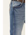 Wrangler Retro Men's Holstein Medium Wash Stretch Slim Straight Jeans - Tall , Blue, hi-res