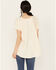 Image #4 - By Together Women's Lace Contrast Short Sleeve Knit Top, Cream, hi-res