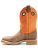 Image #3 - Double H Men's Luis Roper Western Boots - Broad Square Toe, Brown, hi-res