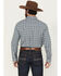 Image #4 - Cody James Men's Bob Plaid Print Long Sleeve Button-Down Western Shirt - Big, Blue, hi-res